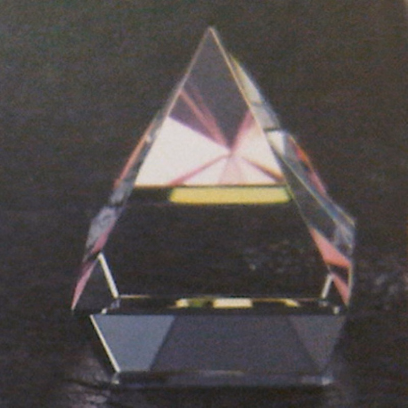 NEW RAINBOW MOUNTED PYRAMID - SMALL