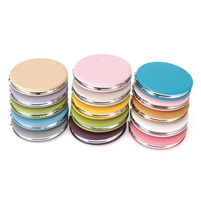 PU Leather Folding Mirror- Round 1