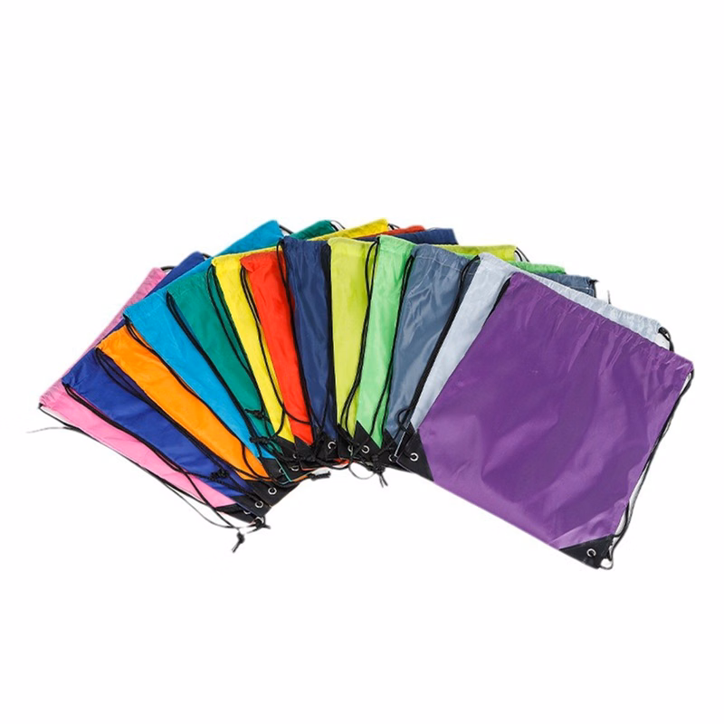 210D Polyester Drawstring Backpack for Party Gym Sport Trip