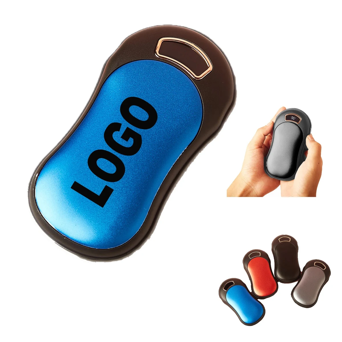 7000mAh Digital Display Hand Warmer Power Bank 1