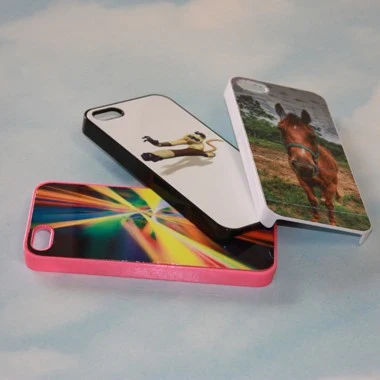 Pink Frame Iphone 5 Case with White Sublimatable Aluminum Plate for Full Color Sublimation 1