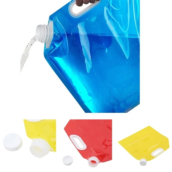 Portable Plastic Folding Water Storage Lifting Bag 1