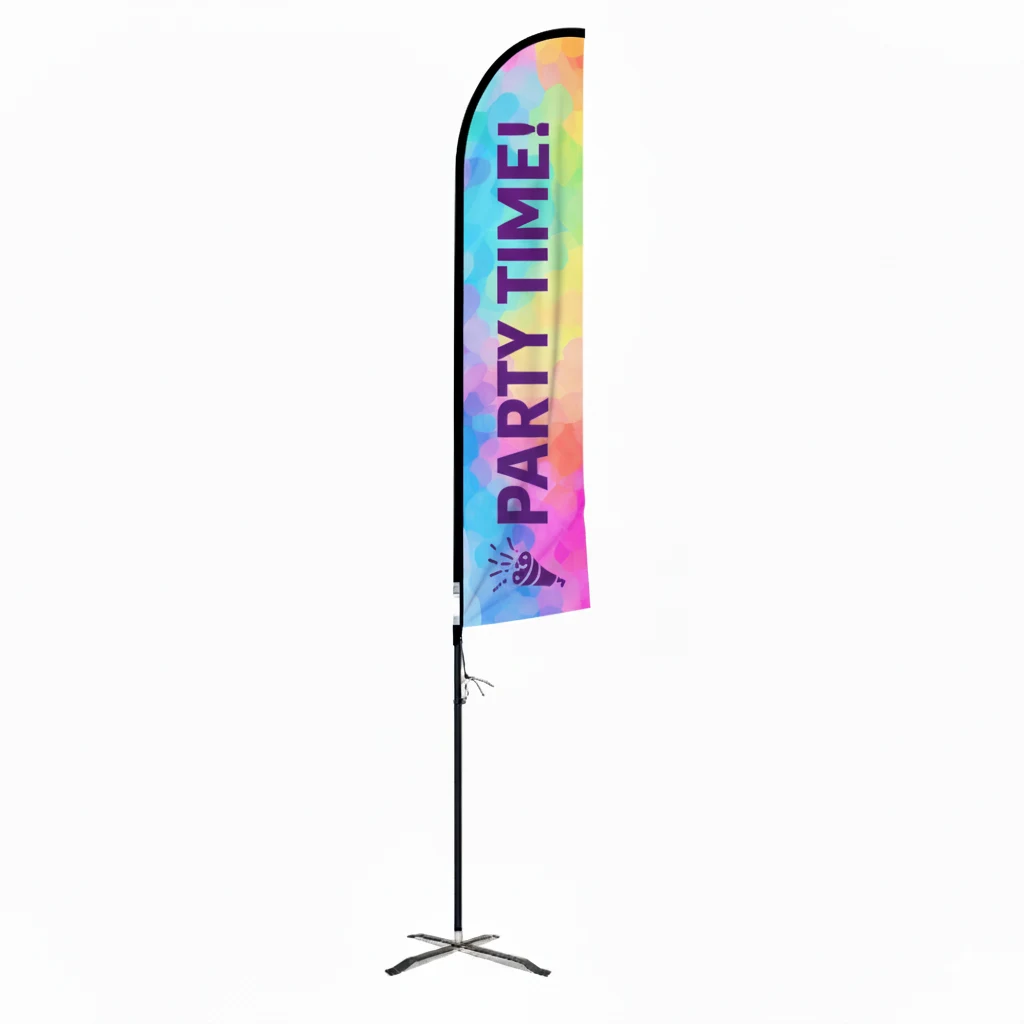 Flex Banner™ Evo™ Feather Flag Kit, Double-Sided - 15' Outdoor Banner 1