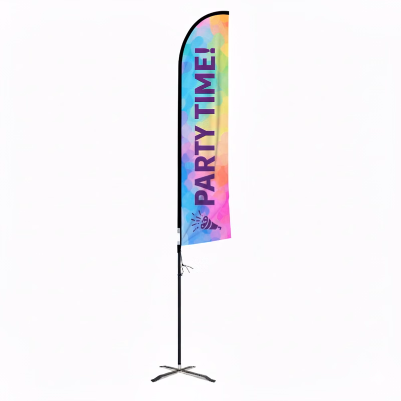 Flex Banner™ Evo™ Feather Flag Kit, Double-Sided - 15' Outdoor Banner