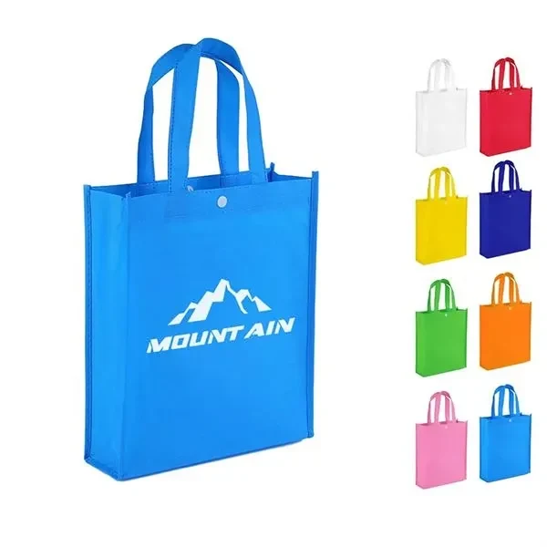 Non Woven Shopper Tote with Botton Closure 1