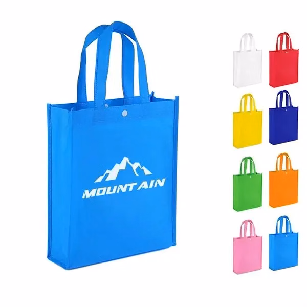 Non Woven Shopper Tote with Botton Closure