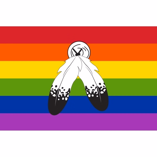 Two-Spirit Premium Car Flag