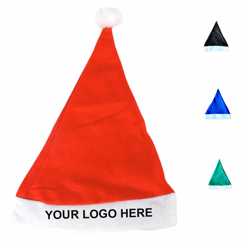 Multi Color Optional Non Woven Santa Hat