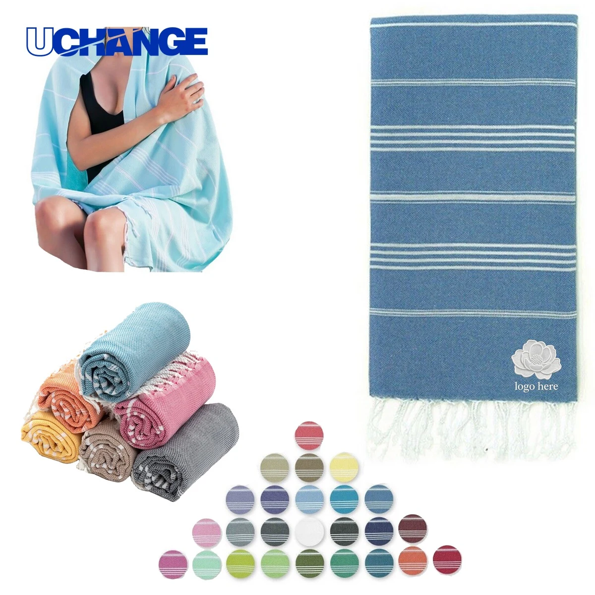 Sand-Free Quick Dry Turkish Towel 1