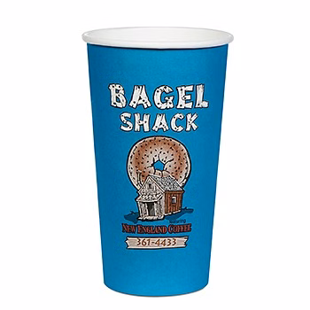 20 oz. Paper Hot Cup - Flexographic printed