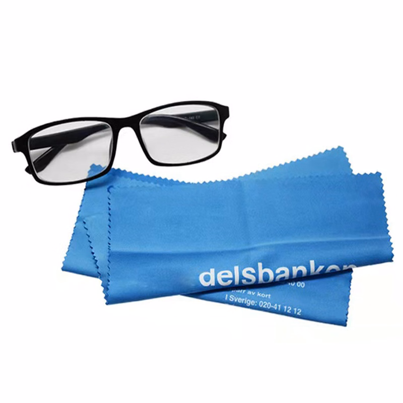 Custom Logo Microfiber Anti-fog Glasses Cleaning Wiper Clothes