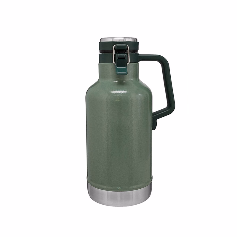 Double Wall Insulated Vacuum Flask With Handle