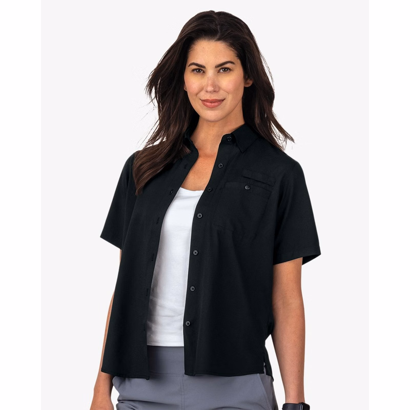Women's Hatteras Performance Short Sleeve Fishing Shirt - 704