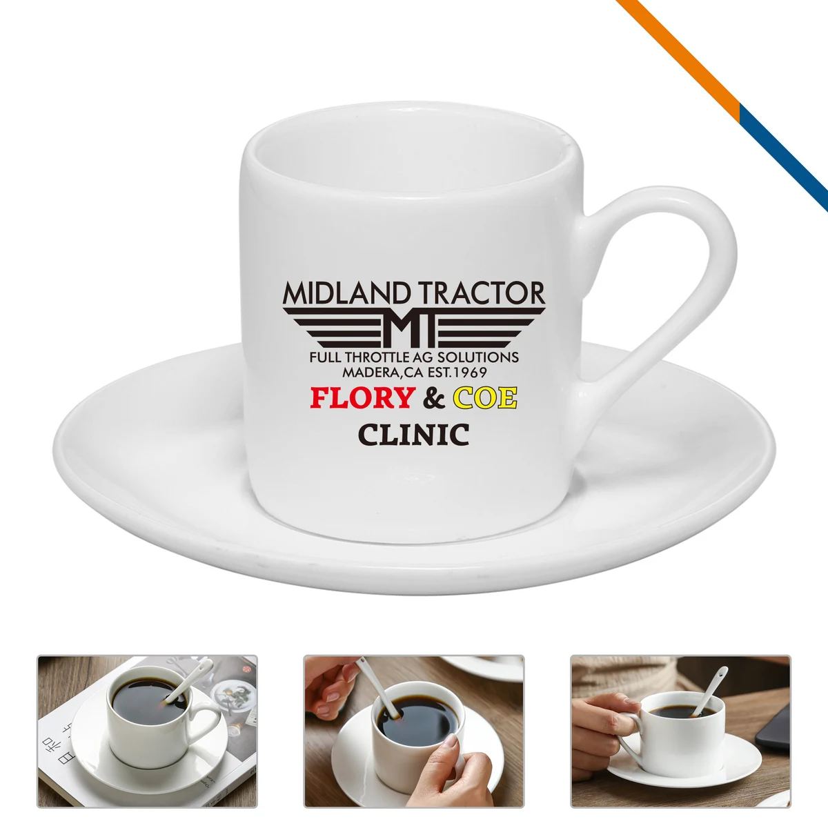 Benive Espresso Cup Set - 3 OZ. 1