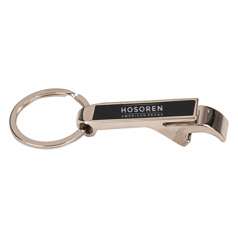 1/2"  Laserable Bottle Opener Keychain