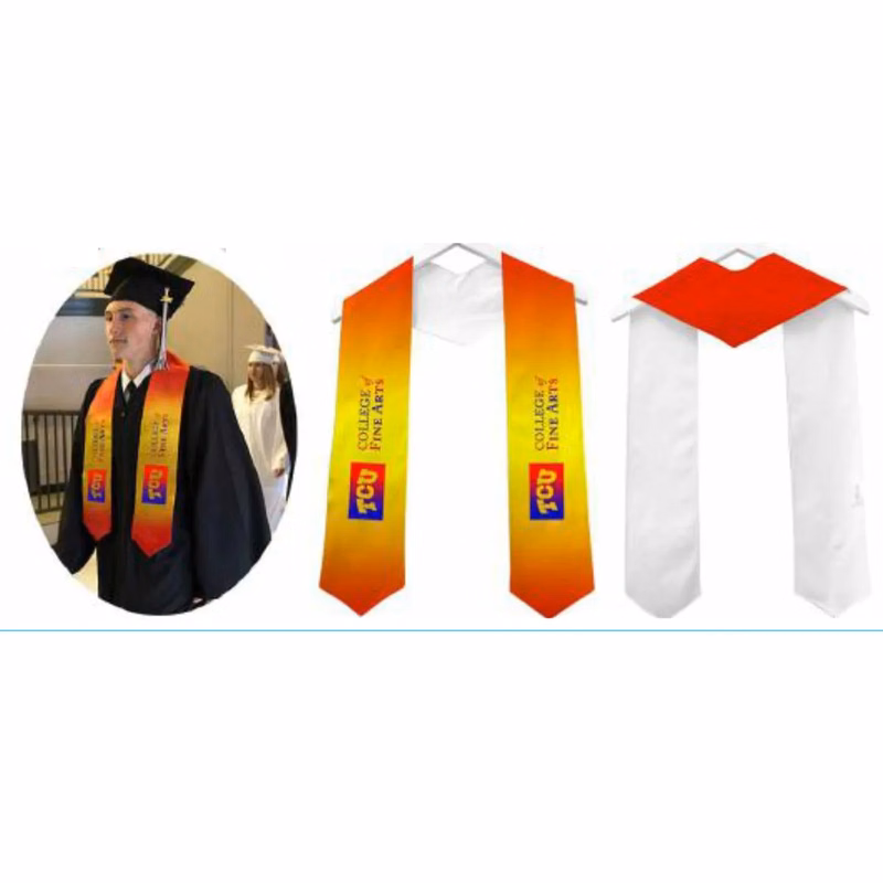 Sublimated Polyester Graduation Honor Stole