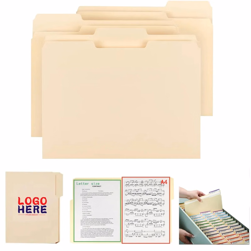 Manila File Folders Letter Size