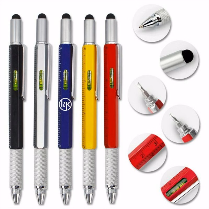 Multifunctional Six In One Tool Pen