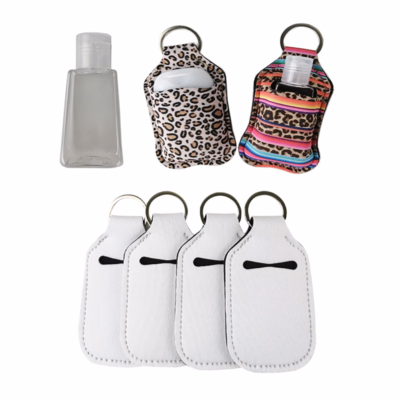 Neoprene Sanitizer Holder Perfume Bottle Key Chain