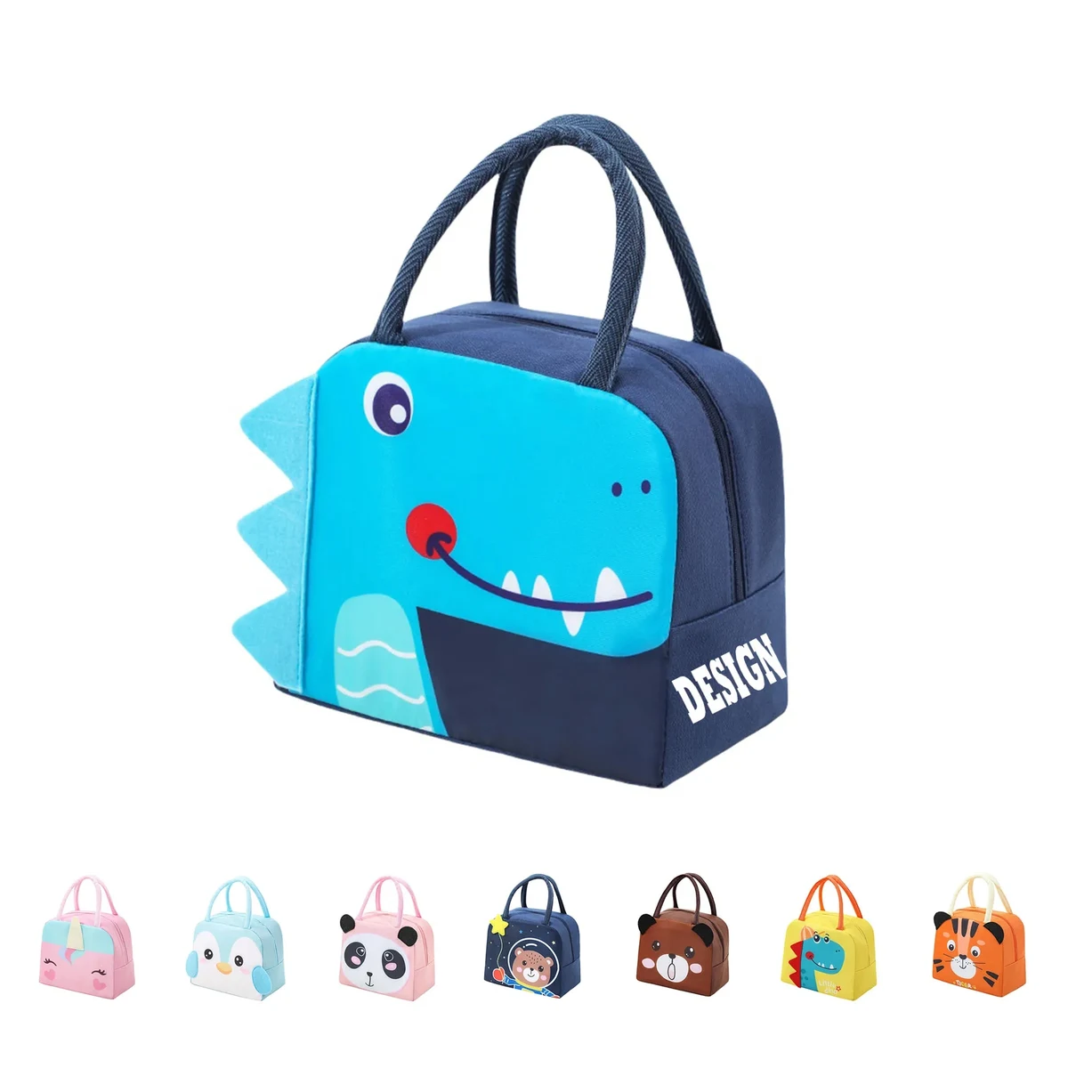 Cartoon Kids School Insulated Lunch Bag Free Shipping 1