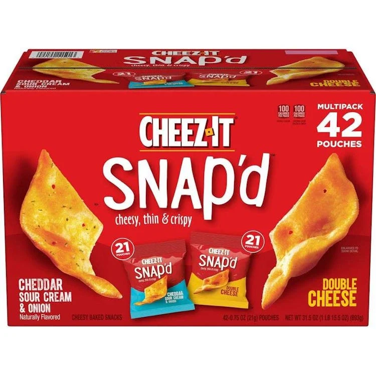 Cheez-It Snap'd Crackers Variety Pack 1