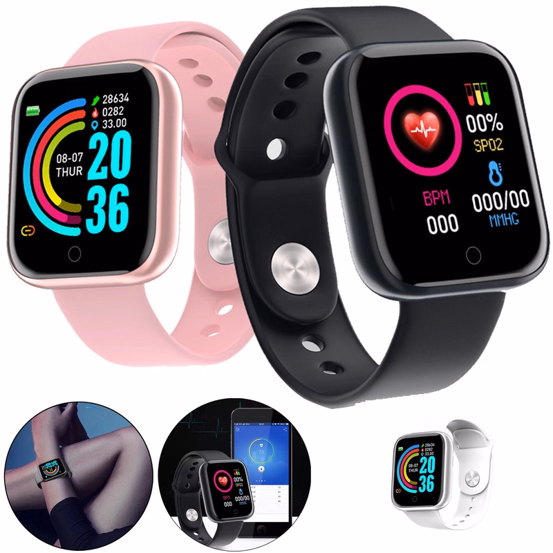 Smartwatch With Heart Rate Blood Pressure Monitor