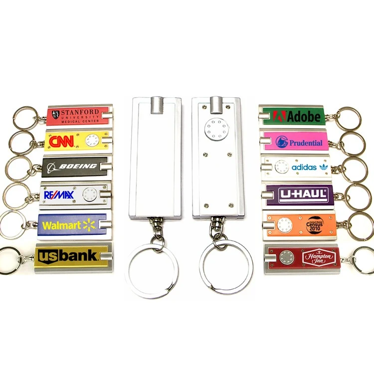 Rectangular Flashlight Key Chain 1