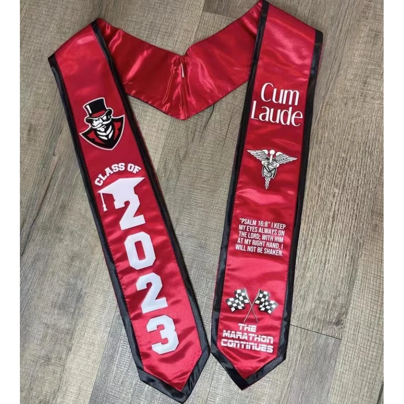 Honorary Graduation Stole - Full-Color Sublimation 72" 1