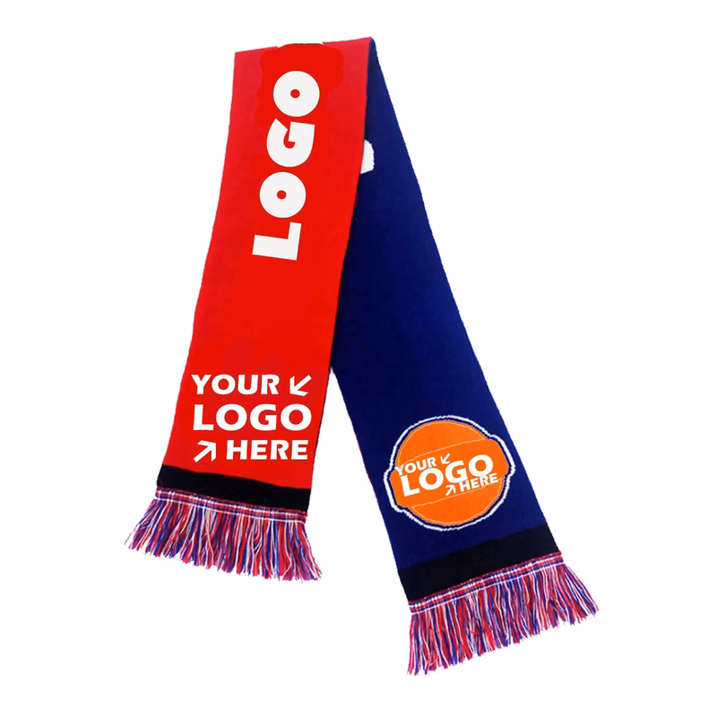 Customized Football Fan Jacquard Scarf