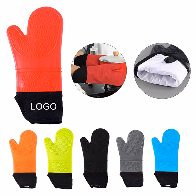 Silicone Heatproof Waterproof Oven Gloves