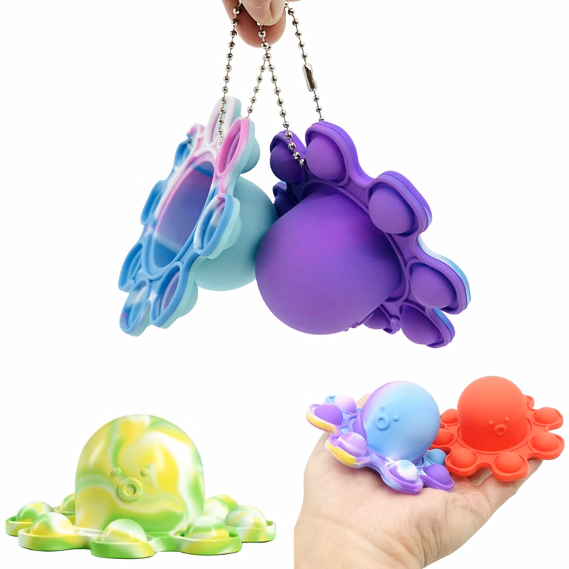 Octopus Shape Key Chain