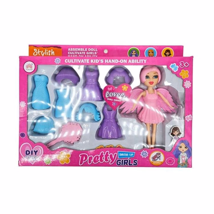 Dress-Up Doll with Accessories Assorted