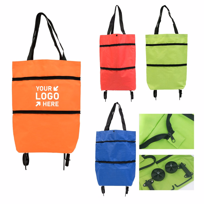 2 In 1 Lightweight Collapsible Shopping Cart