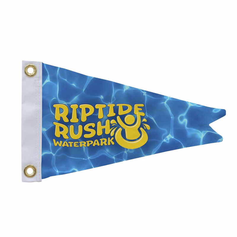 8" x 12" Nylon Burgee Flag Single-Sided