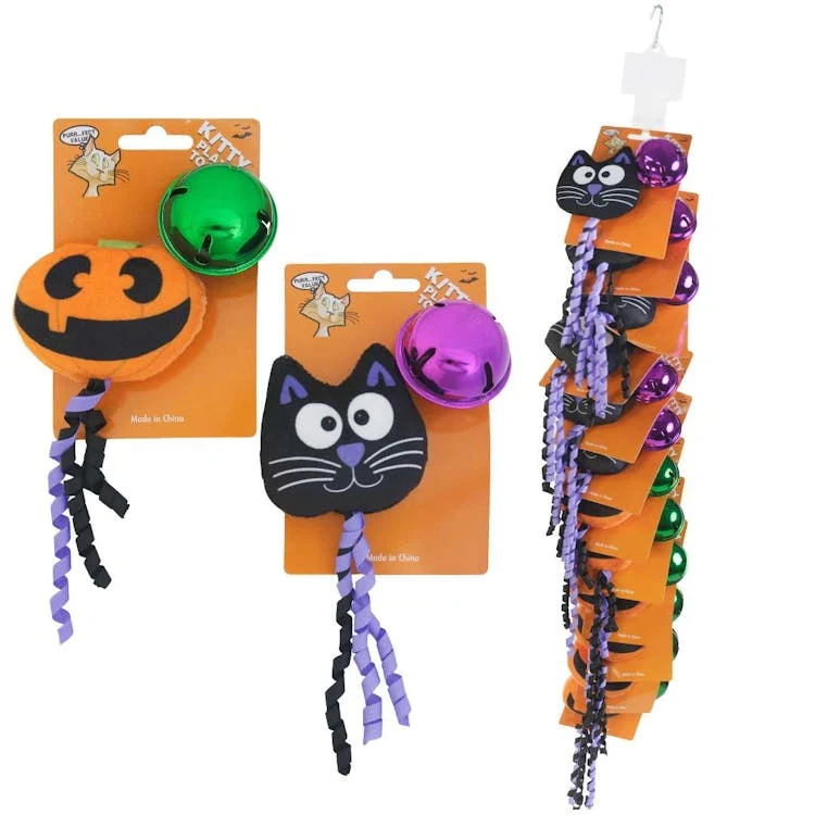 Halloween Cat Toy and Bell - Assorted Styles 1