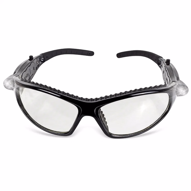 Lighted safety glasses