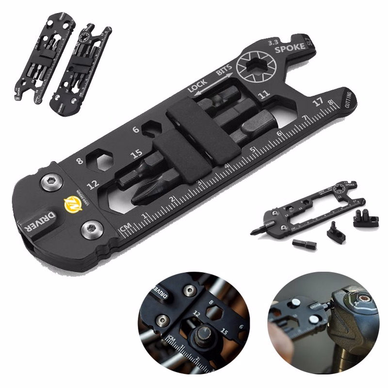 16-in-1 Outdoor Tool Wrench Fix Bicycle EDC Gear Tools