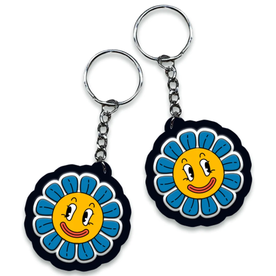 PVC Custom Keychain - 3D Two Sided Design 1