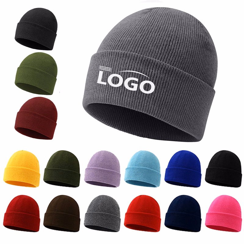 MOQ25 Cold Weather Warm Knit Skull Caps