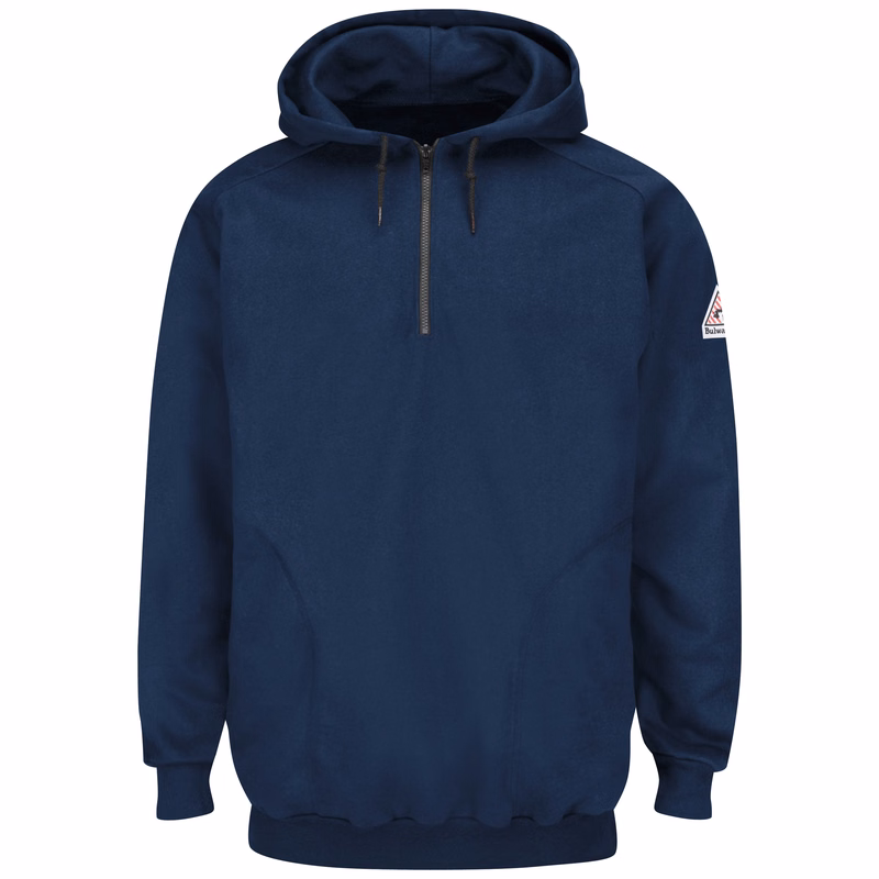 Bulwark® Men's Fleece FR Pullover Hooded Sweatshirt