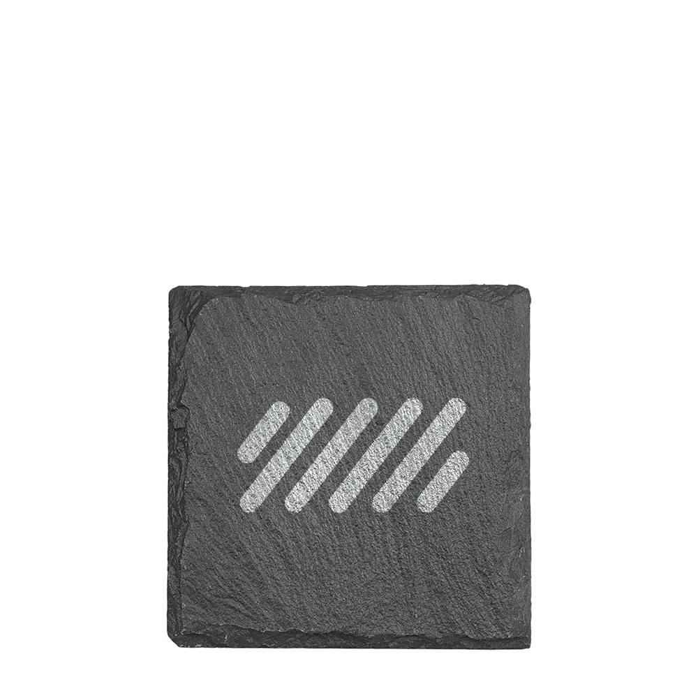 4" x 4" Square Slate Coaster 1