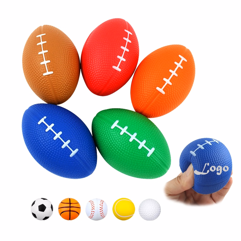 Custom PU Foam Stress Footballs