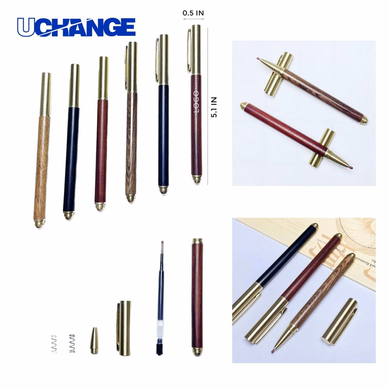 Luxurious Brass Pen With Sandalwood Body for VIPs
