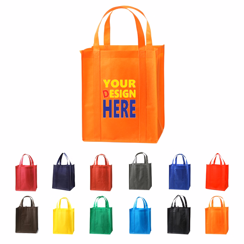 Reusable Non-Woven Tote with Custom Logo MOQ 100