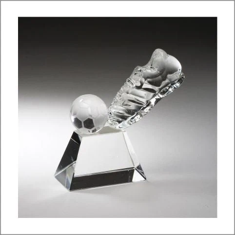 Crystal Soccer Trophy 1