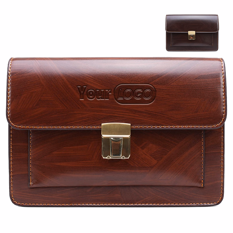 pu message bag for Men with Lock Attache Cas