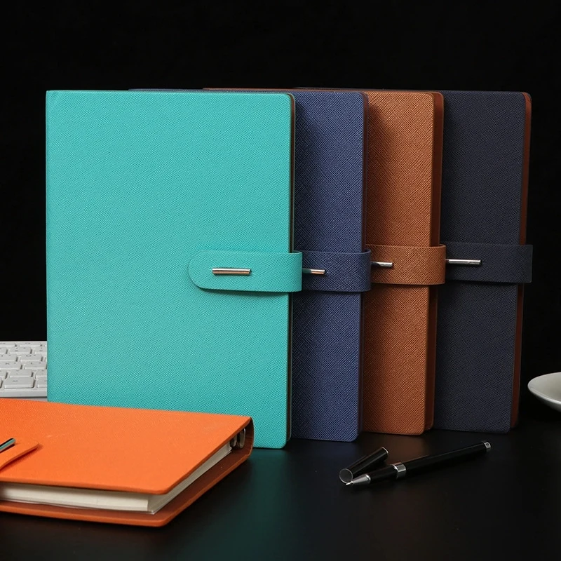 Refillable Journal A5 Lined Spiral Notebook with Card Slot 1