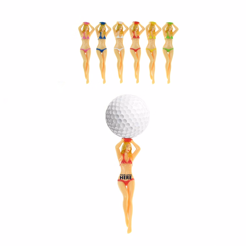 Lady Bikini Girl Golf Tees
