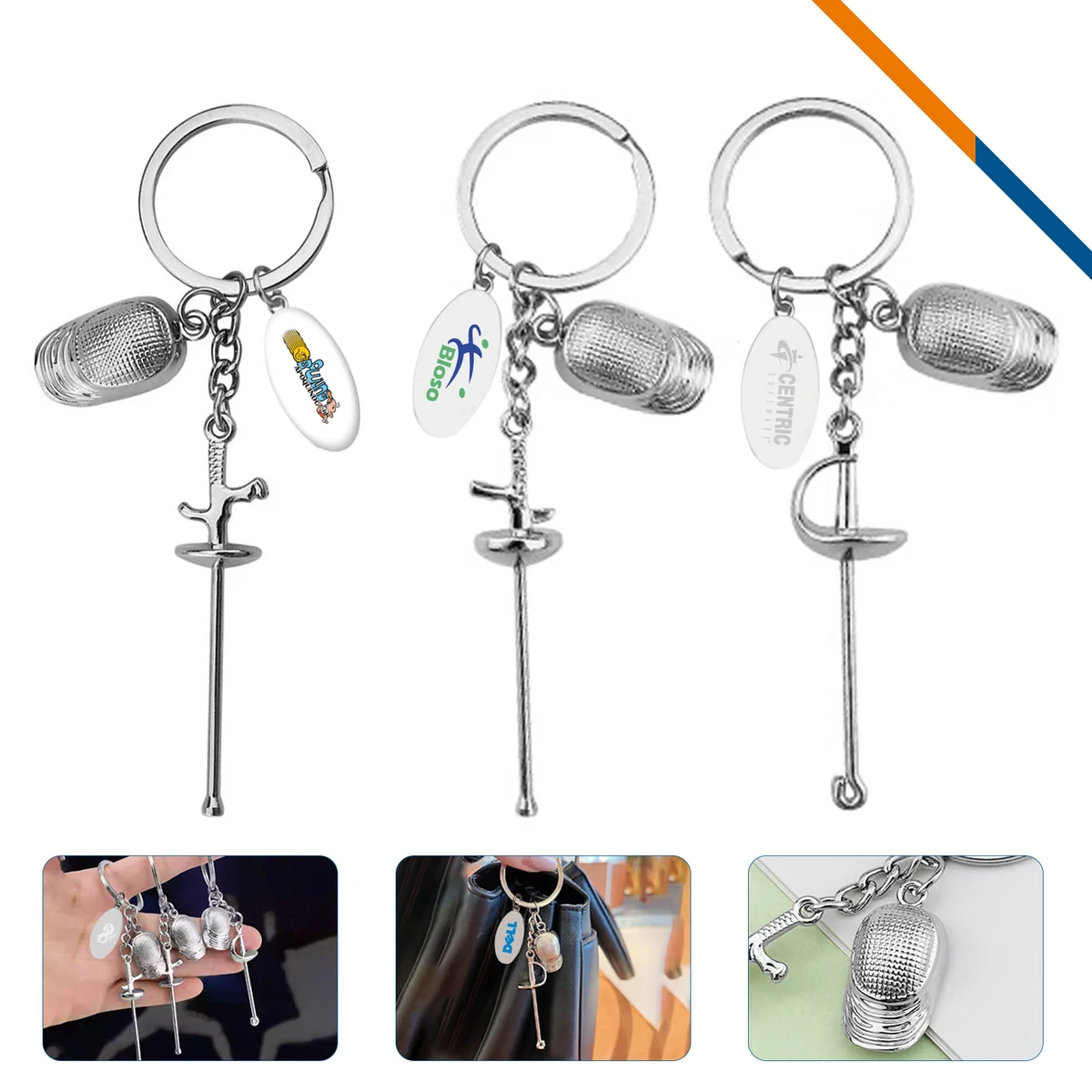 KeyGuard Fencing Keychain 1