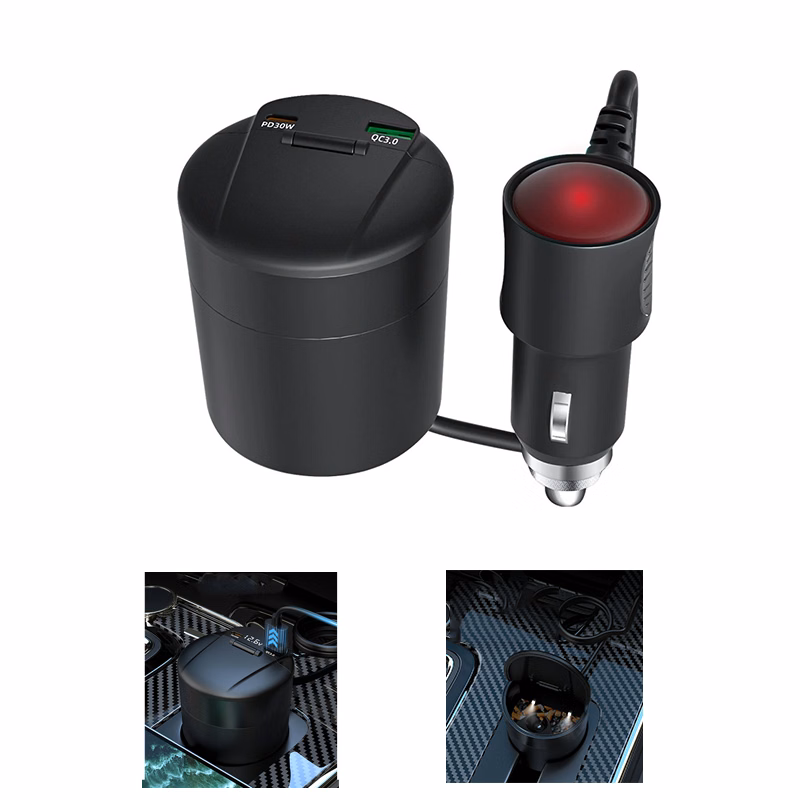 Car Ashtray with Charge